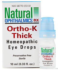 Ortho K Thick (Nighttime) Homeopathic Eyedrops 10ml per bottle