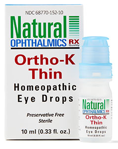 Ortho K Thin (Daytime) Homeopathic  Eye Drops 10ml per bottle