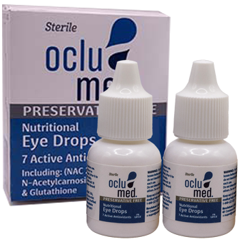 glutathione eye drops for cataracts Oclumed Eye Drops 6ml Bottles (2 Pack) (2% NAC solution) Special
