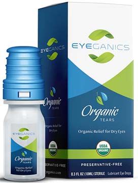 Eyeganics Organic Eyedrops for Dry Eye Relief (.3 fl. oz) 
