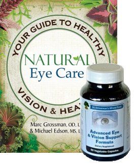 Natural Eye Care Book plus Advanced Eye & Vision Support Formula