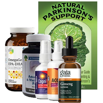 Natural Parkinson's Support Book and Supplement Package1