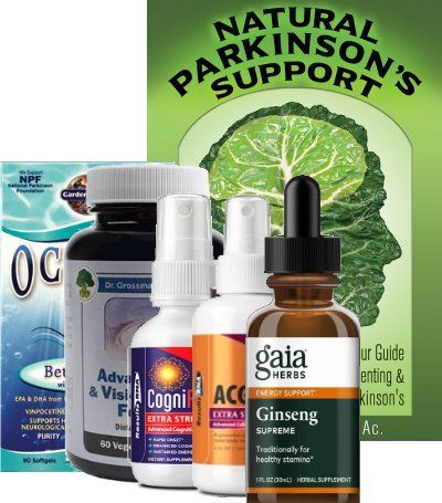 Natural Parkinson's Support Book and Supplement Package1