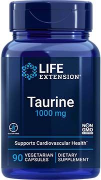 Taurine 1000 mg, 90 vegetarian capsules (01827)