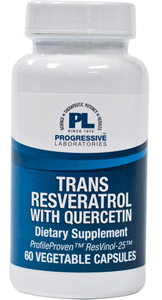 Resveratrol (Trans) w/Quercetin 60 vegcaps