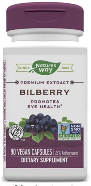 Bilberry Extract  160mg 60 caps (Bil27)