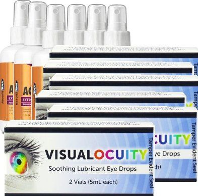 Advanced Lens Visual Ocuity Eyedrops (replaces Can-C eyedrops) plus Glutathione Package 3G