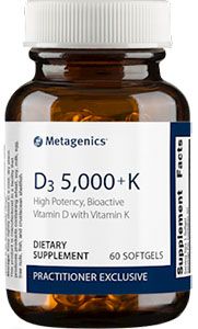 Vitamin D3 5,000 + K 60 softgels
