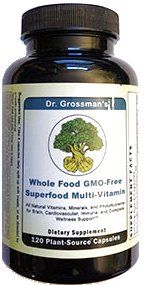 Dr. Grossman's Whole Food  Organic Superfood Multi-Vitamin 120 Vcaps