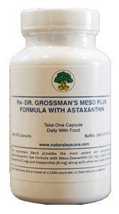 Dr. Grossman's Meso Plus Retinal Support and Computer Eye Strain Formula with Astaxanthin  90 vcaps