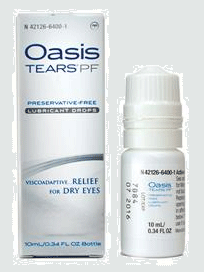 Oasis Tears PF® Preservative-Free Lubricant Eye Drops 10 mL/0.3 fluid ounces 