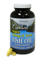 Carlsons Super Omega-3 Gems 1000 mg 250 softgels